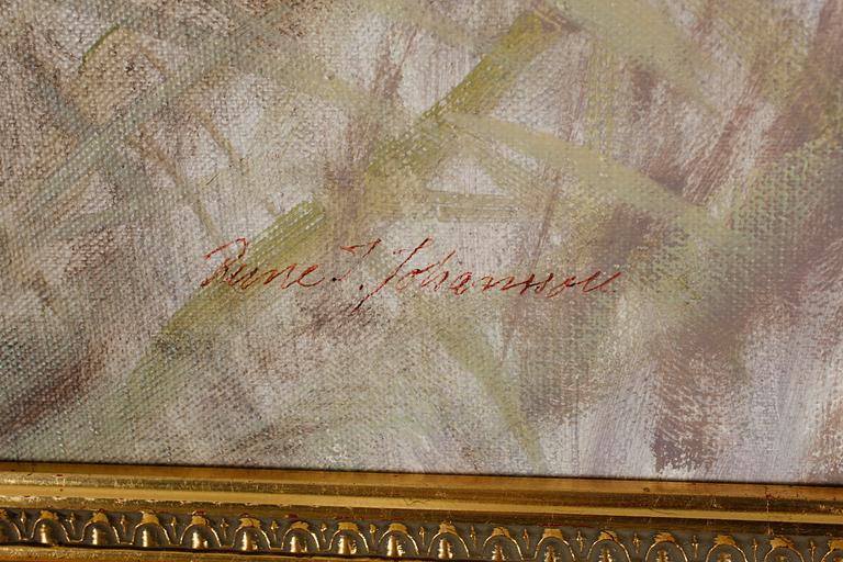RUNE JOHANSSON, oil on canvas, signed.