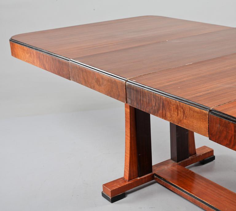 BORD samt STOLAR, 6 st, art déco, 1900-talets första hälft.