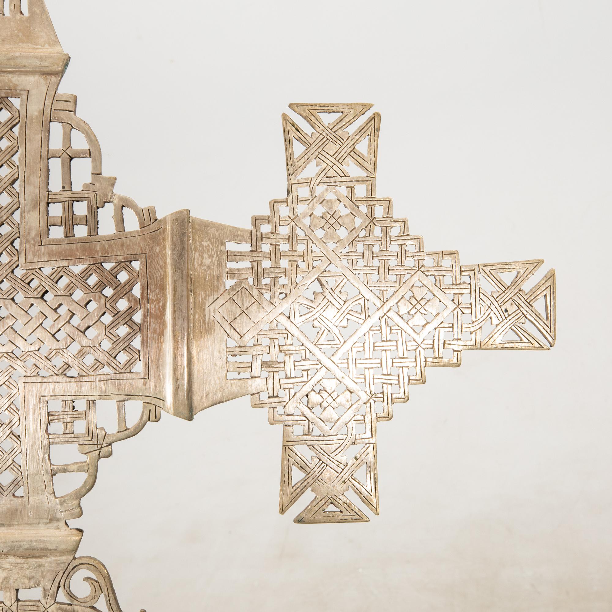 Processionskors, koptiskt, Etiopien.