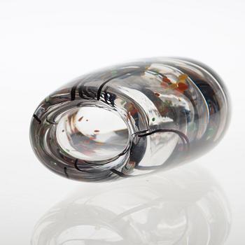 A Vicke Lindstrand glass vase, Kosta 1950's-60's.