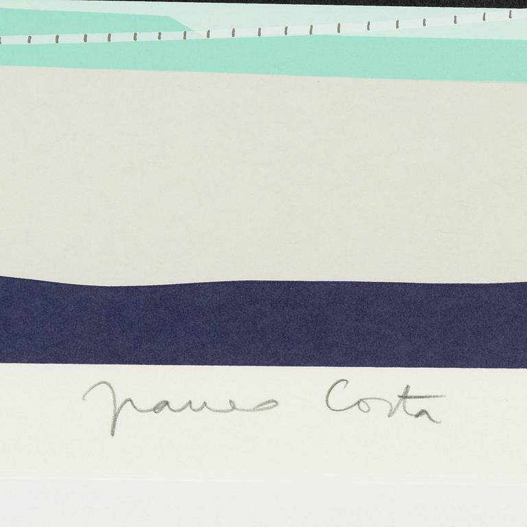 Franco Costa, silkscreen in colours, signed 37/250.
