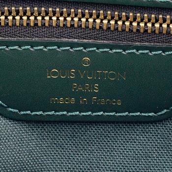 Louis Vuitton, a green taiga 'Abbesses' bag, 1998.