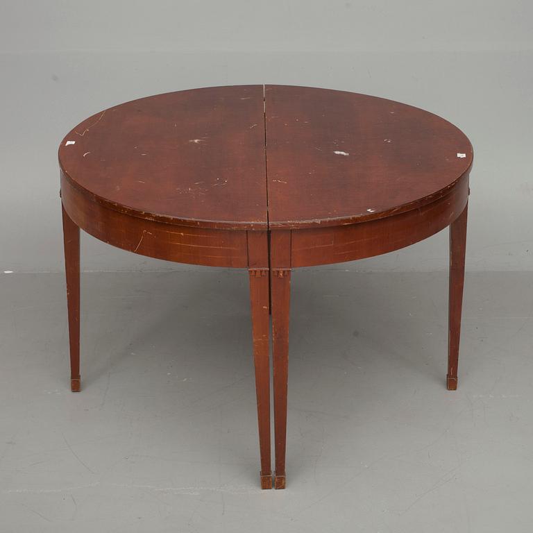 RUOKAPÖYTÄ, kustavilaistyyli, 1900-luvun alku.