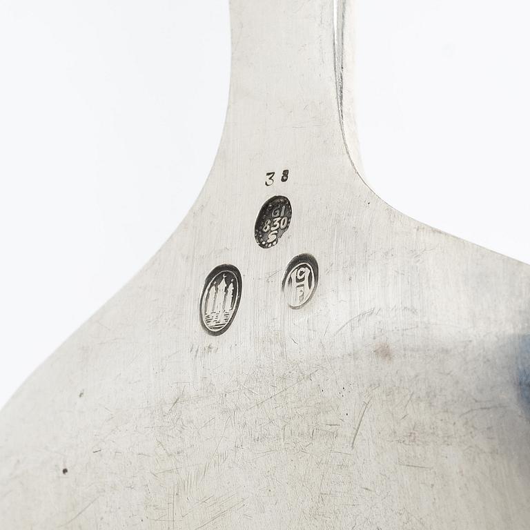 Georg Jensen, Serving utensils, a pair, silver, Denmark 1924.