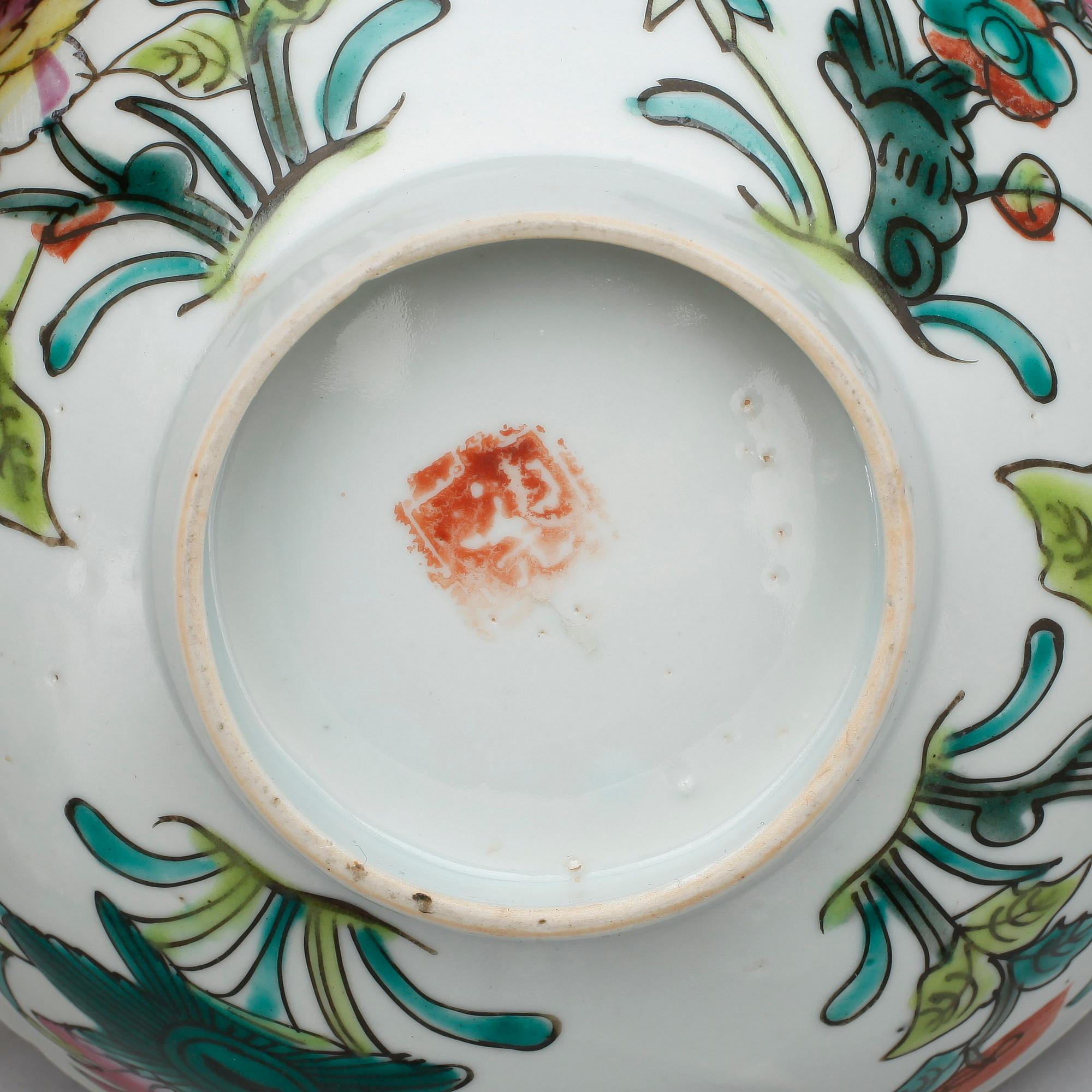 SKÅLAR, 8 delar, porslin, Kina 1800-tal.