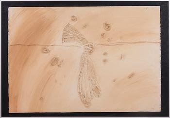 ANTONI TÀPIES, "TORCHON NOUÉ" 1975.