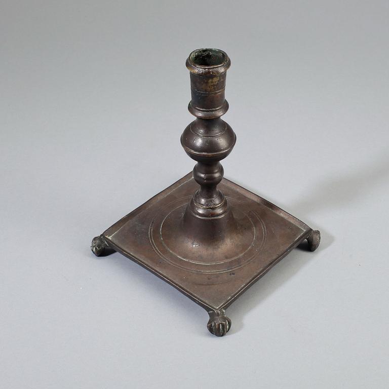 LJUSSTAKE, barock, mässing, 1700-tal.