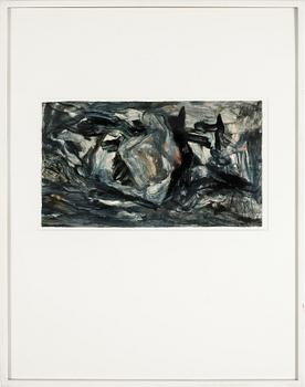 Jukka Mäkelä · JUKKA MÄKELÄ, "Eight Seasons", 1987, blandteknik på papper.