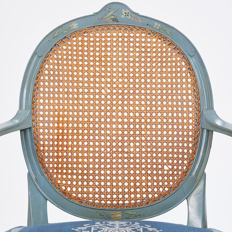 Carl Malmsten, a pair of Swedish Grace chairs, cabinetmaker Albin Johansson, Stockholm, for Villa Kvikkjokk, 1927.