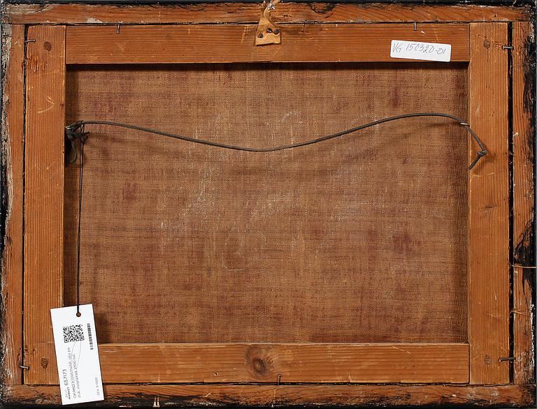OKÄND KONSTNÄR, olja på duk, osignerad, 1700-tal.