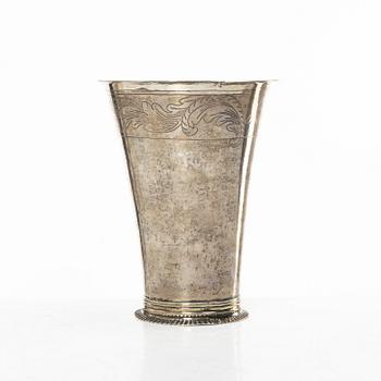 Peter Johan Zetterling, , bägare, silver, Linköping, 1792.