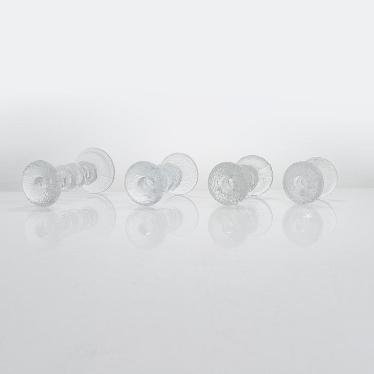 Timo Sarpaneva, A set of eight 'Festivo' candleholders, Iittala, Finland.