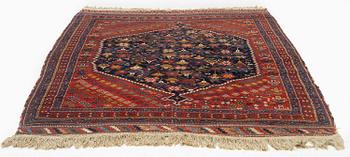 An Antique Afshar carpet, South Persia (Iran), c. 176 x 133 cm.
