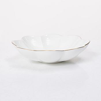 Karin Björquist, Blomformade skålar, 12 st, porslin, "Nobel" Rörstrand.