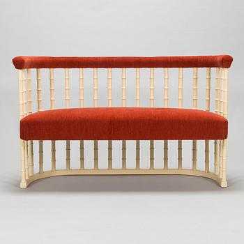 Eliel Saarinen, soffa, jugend, tillverkare N. Bomans Ångsnickeri Åbo, 1900-talets början.