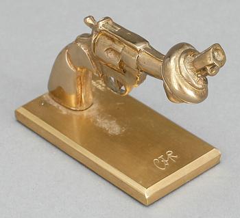 SKULPTUR, Carl Fredrik Reuterswärd för Skultuna, 1900-talets andra hälft, monogramsignerad.