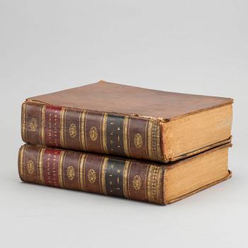 Johnson's Dictionary of the English Language, 2 vol, 10:e upplagan, tryckt Lake & Sons London  1810.