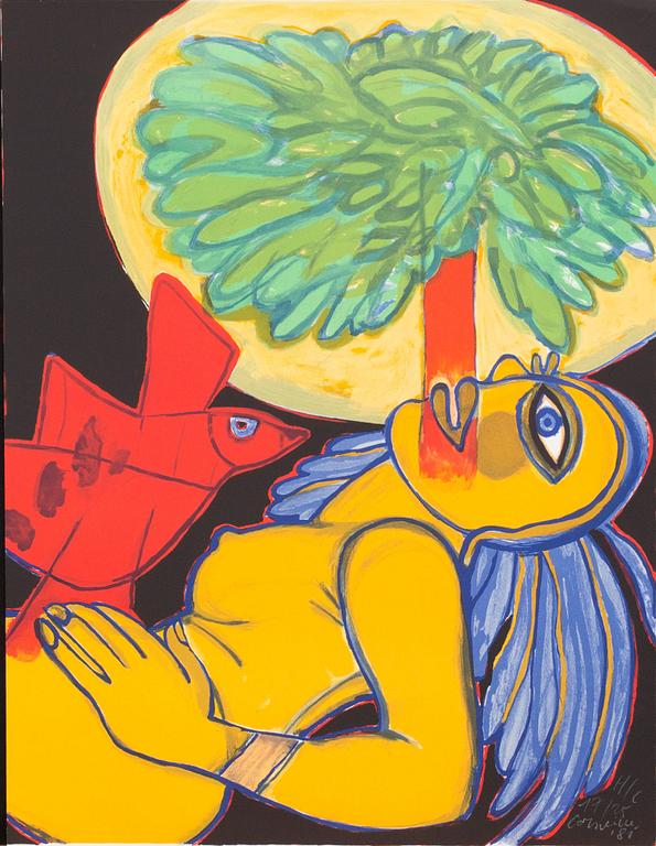 BEVERLOO CORNEILLE, färgserigrafi, signerad och numrerad HC 17/25.