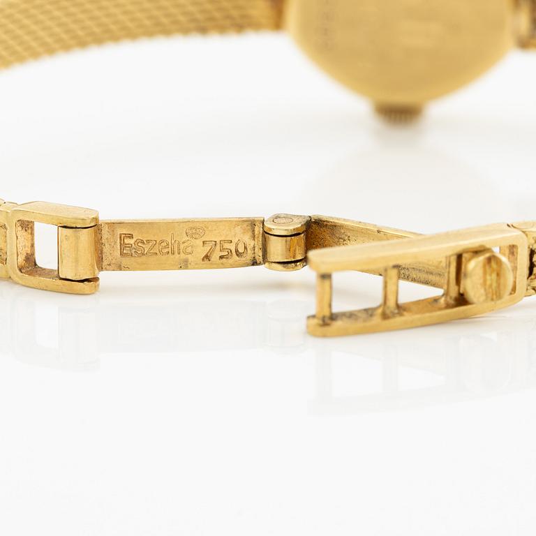 Certina, wristwatch, 15.5 mm, 18K gold.