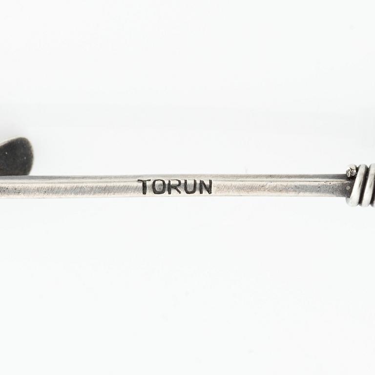 Vivianna Torun Bülow-Hübe, hänge, silver med strandsten.