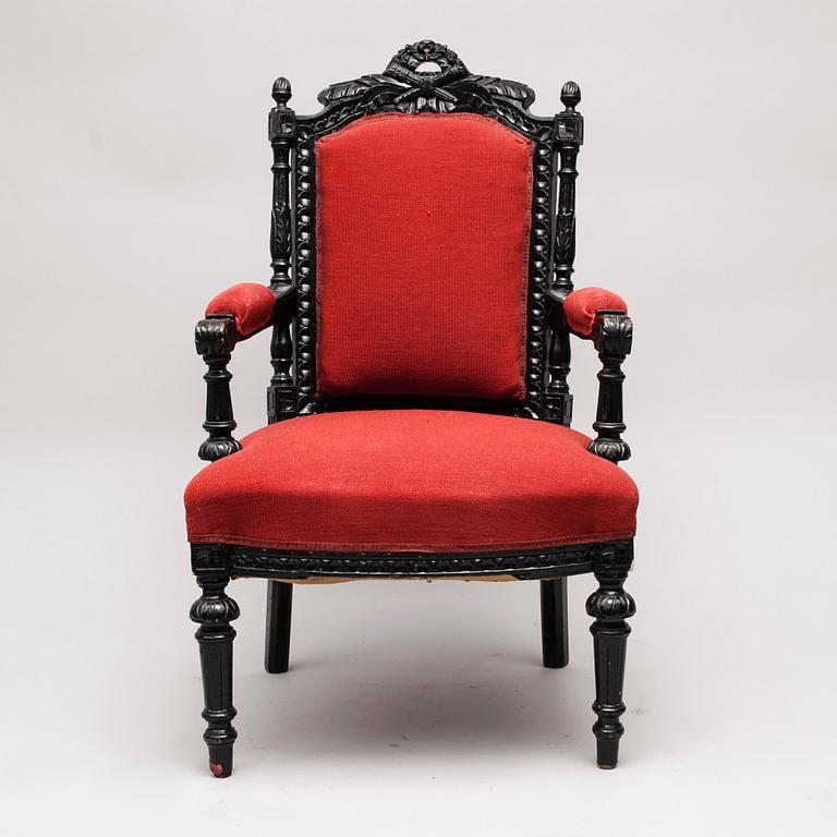 KARMSTOL, renässansstil, 1800-talets slut.