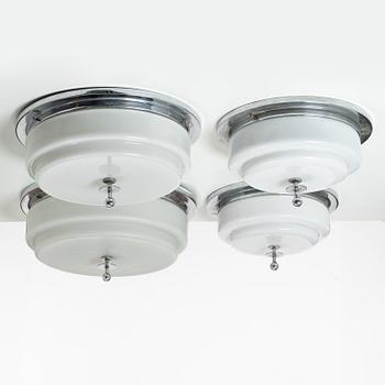 Ceiling lights, 2 + 1 + 1. First half of the 20th century.
