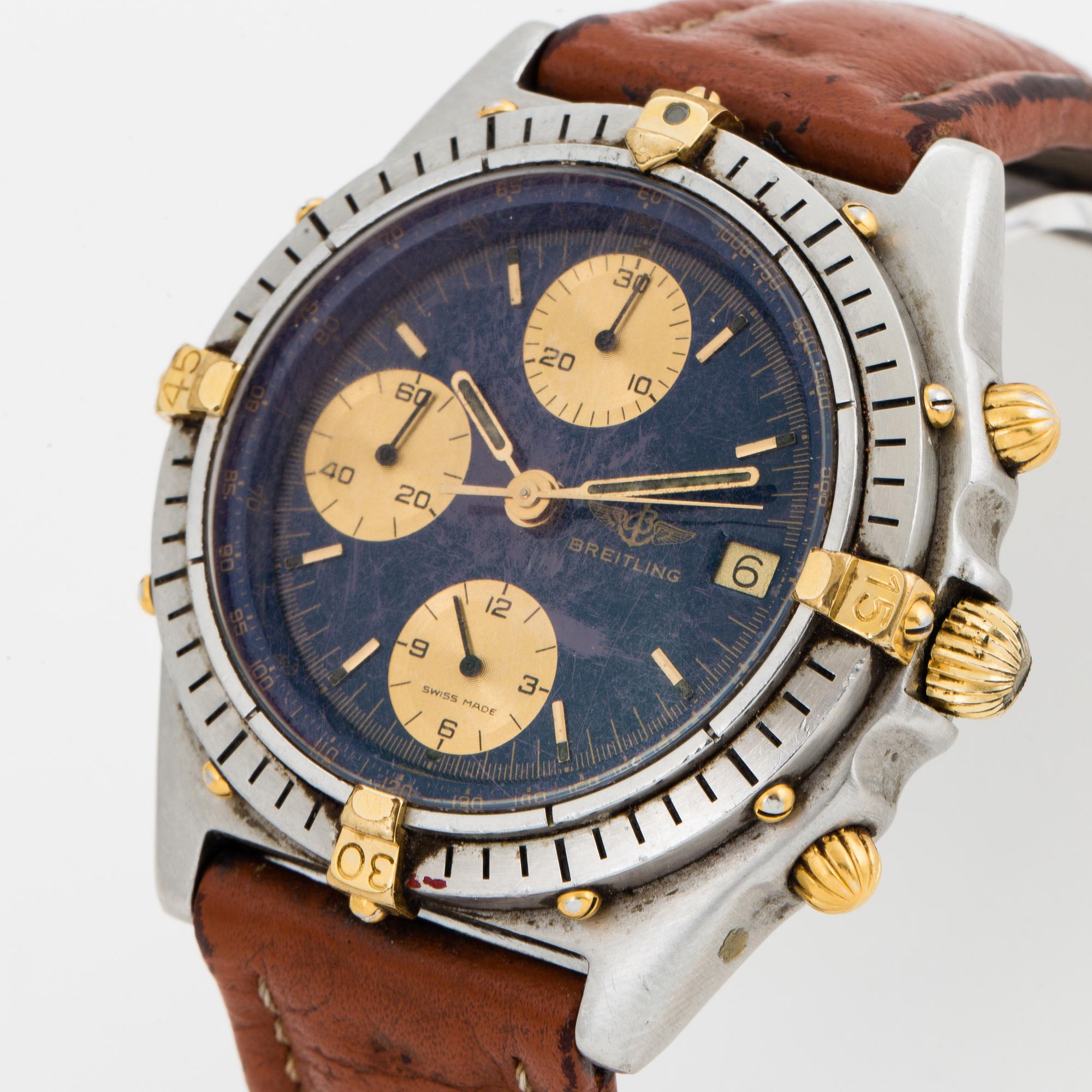 BREITLING, Chronomat,chronograph, wristwatch, 39 mm.