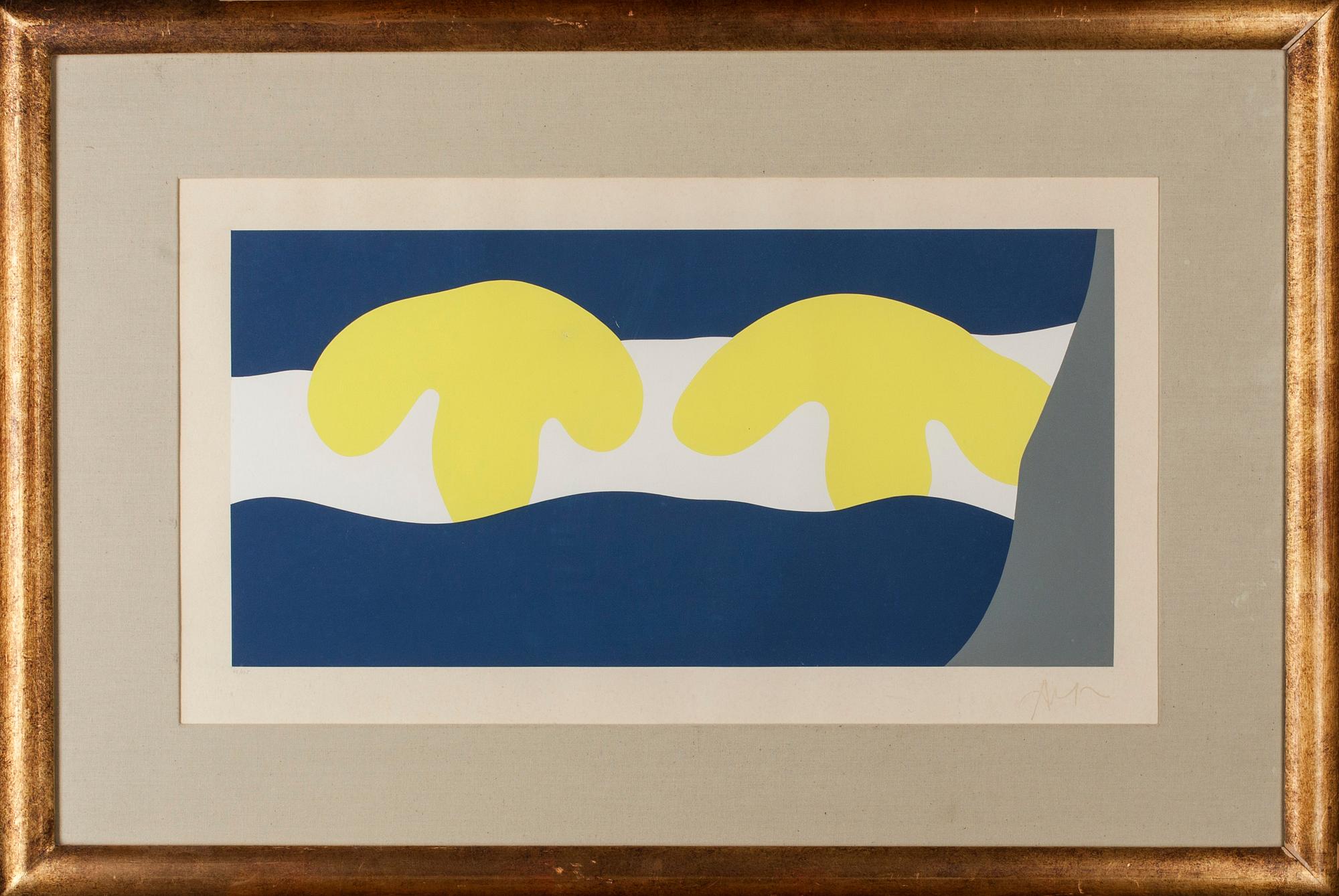 HANS ARP, serigrafia, signeerattu, numeroitu 75/135.