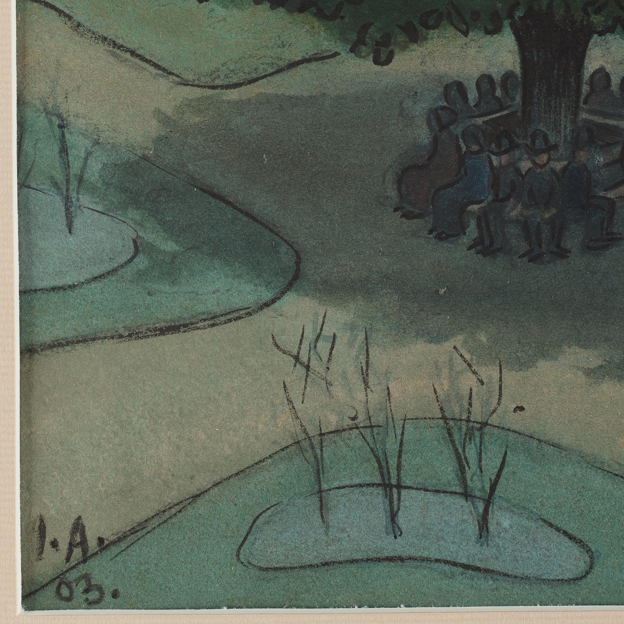 Ivar Arosenius, ”Under stora trädet”.