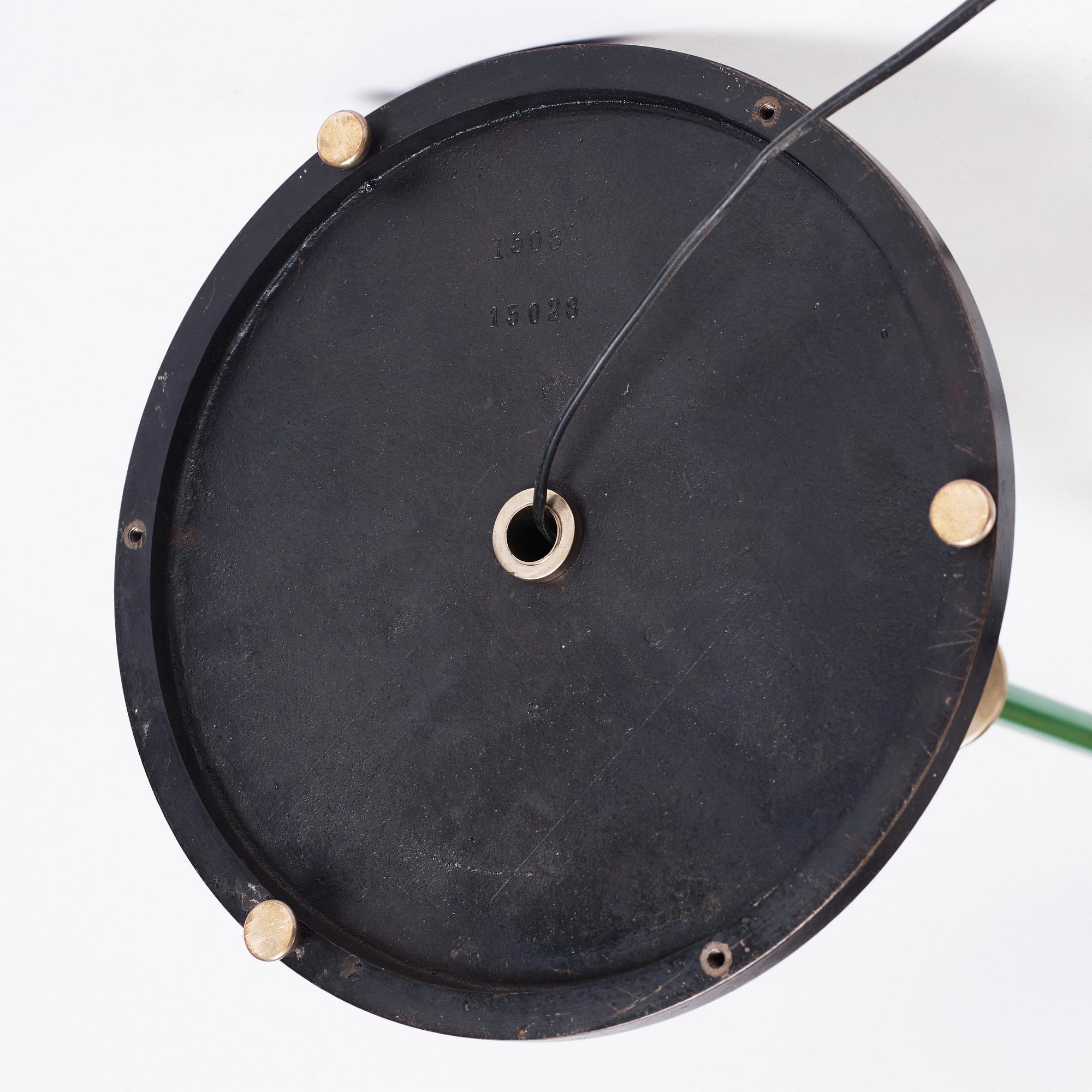 Harald Notini, golvlampa, modell "15084", Böhlmarks lampvarufabrik, Stockholm, 1930-tal.