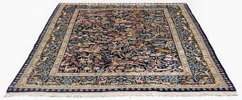 A semi-antique Kirman carpet, south eastern Iran, c. 278 x 188 cm.