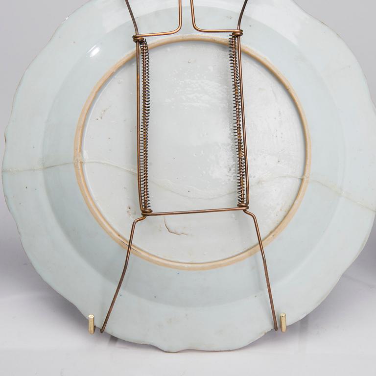 TALLRIKAR, 13 ST, porslin, Kina, Qianlong 1736-1795.