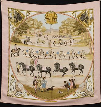 HERMÈS, "Presentation des Chevaux", scarf.