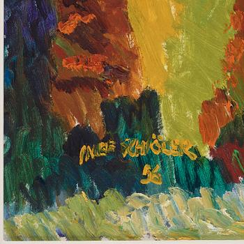 Inge Schiöler, Autumn landscape.