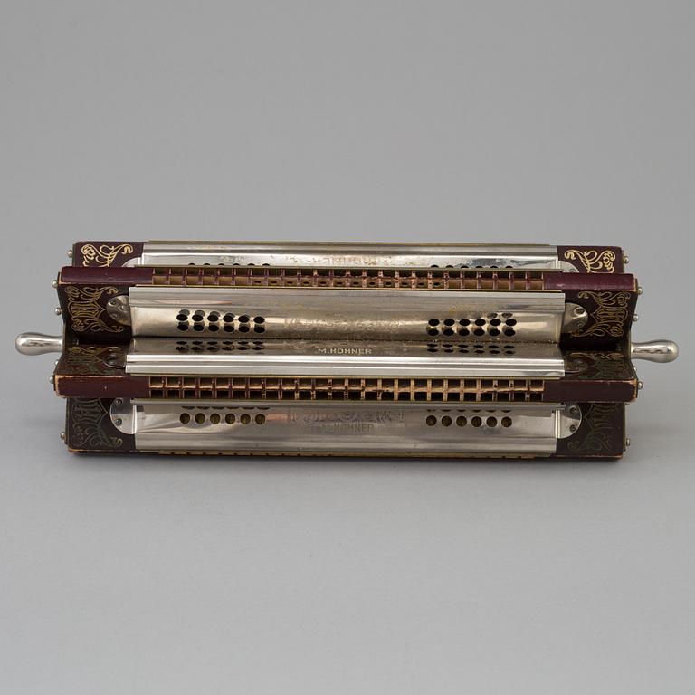 HARMONIKA, "HARMONICA, N. HOHNER", 1900-talets första hälft.