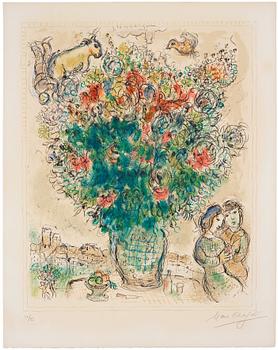 Marc Chagall, "Bouquet multicolore".