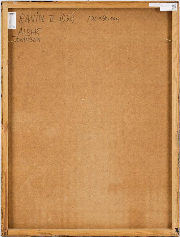ALBERT JOHANSSON, olja på pannå, sign. Dat á tergo 1979.