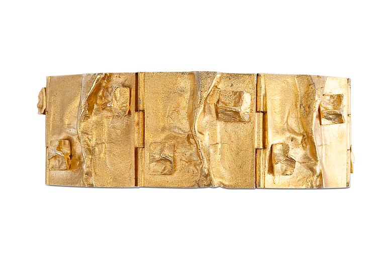 Björn Weckström, A GOLDEN BRACELET " HIPPURANNE".