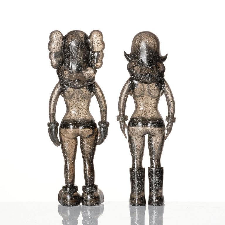 KAWS x REAS (Todd James), The Twins (Glitter Variant).