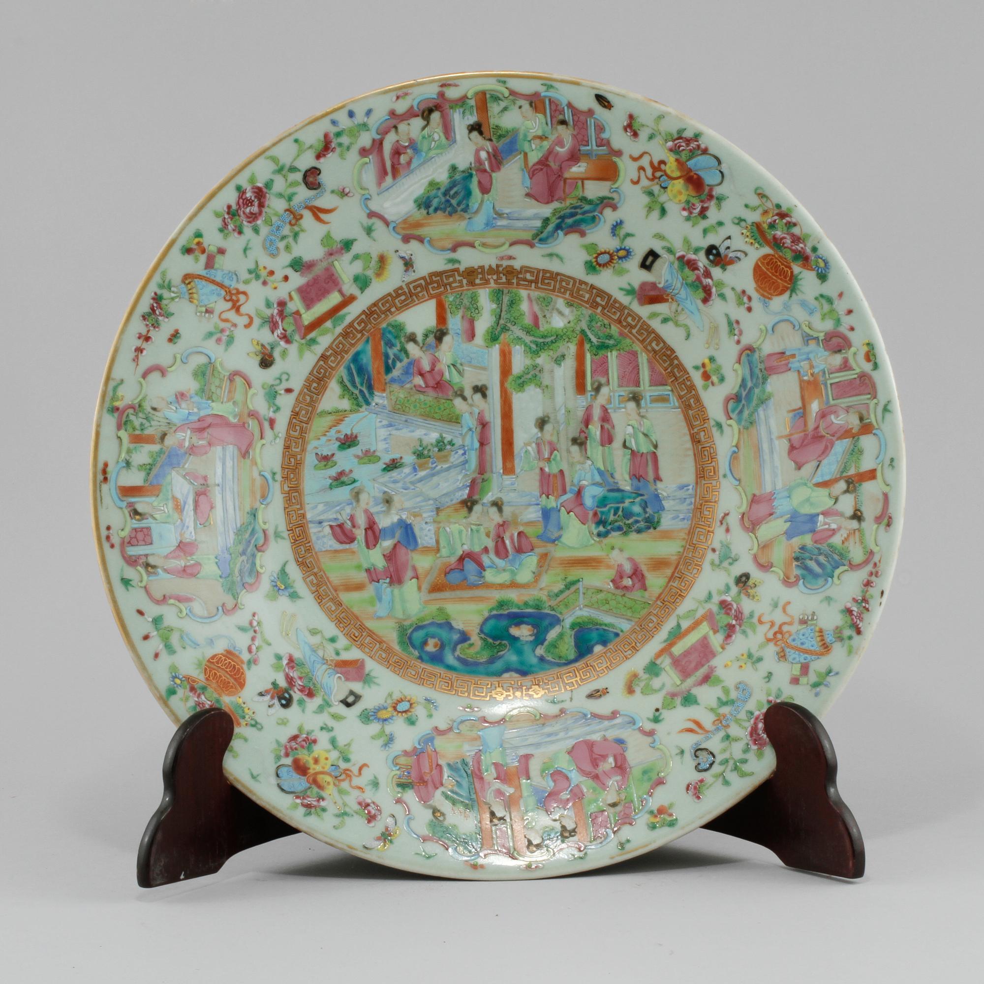 FAT, porslin, Kina, 1800-tal.