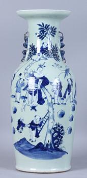 GOLVURNA, porslin, Kina, 1800-tal.