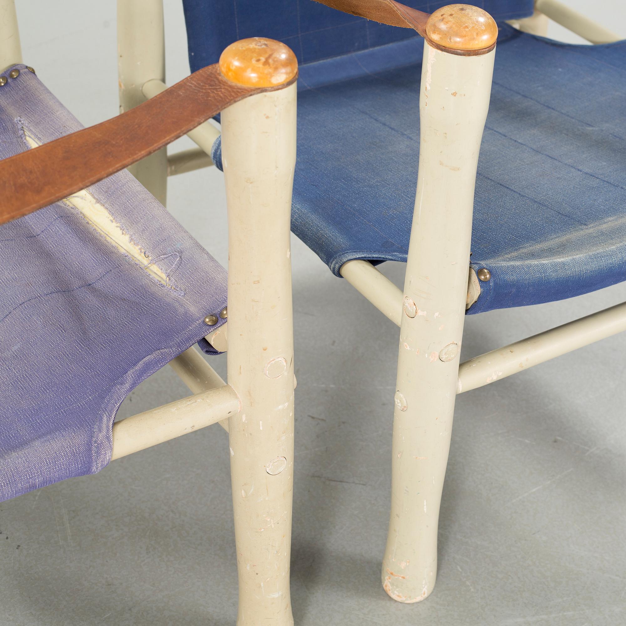 ELIAS SVEDBERG, safaristolar, ett par, för NKs Triva-serie, 1900-talets andra hälft.