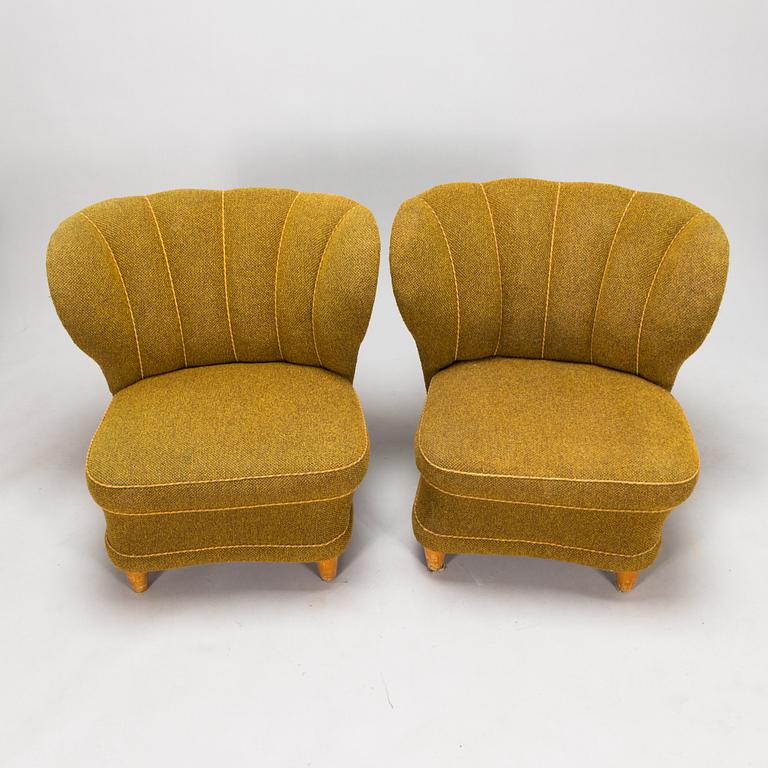 Fåtöljer, ett par, 1900-talets mitt.