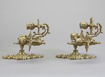 VÄGGAPPLIQUER, oscarianskia, 1800-talets slut.
