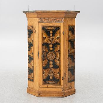 A folk art cupboard, Dalarna, 19th century.