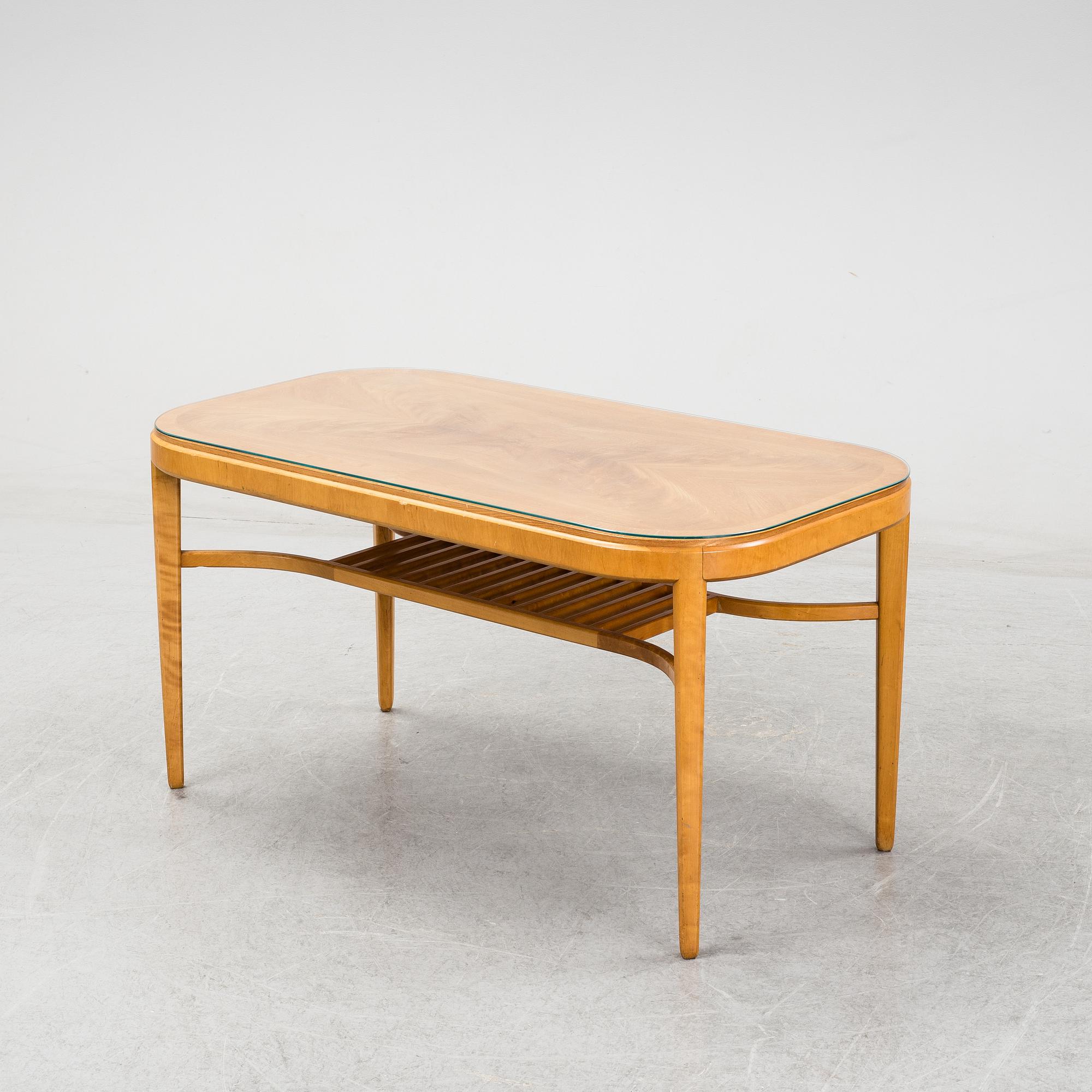 A coffe table, mid 20th century.