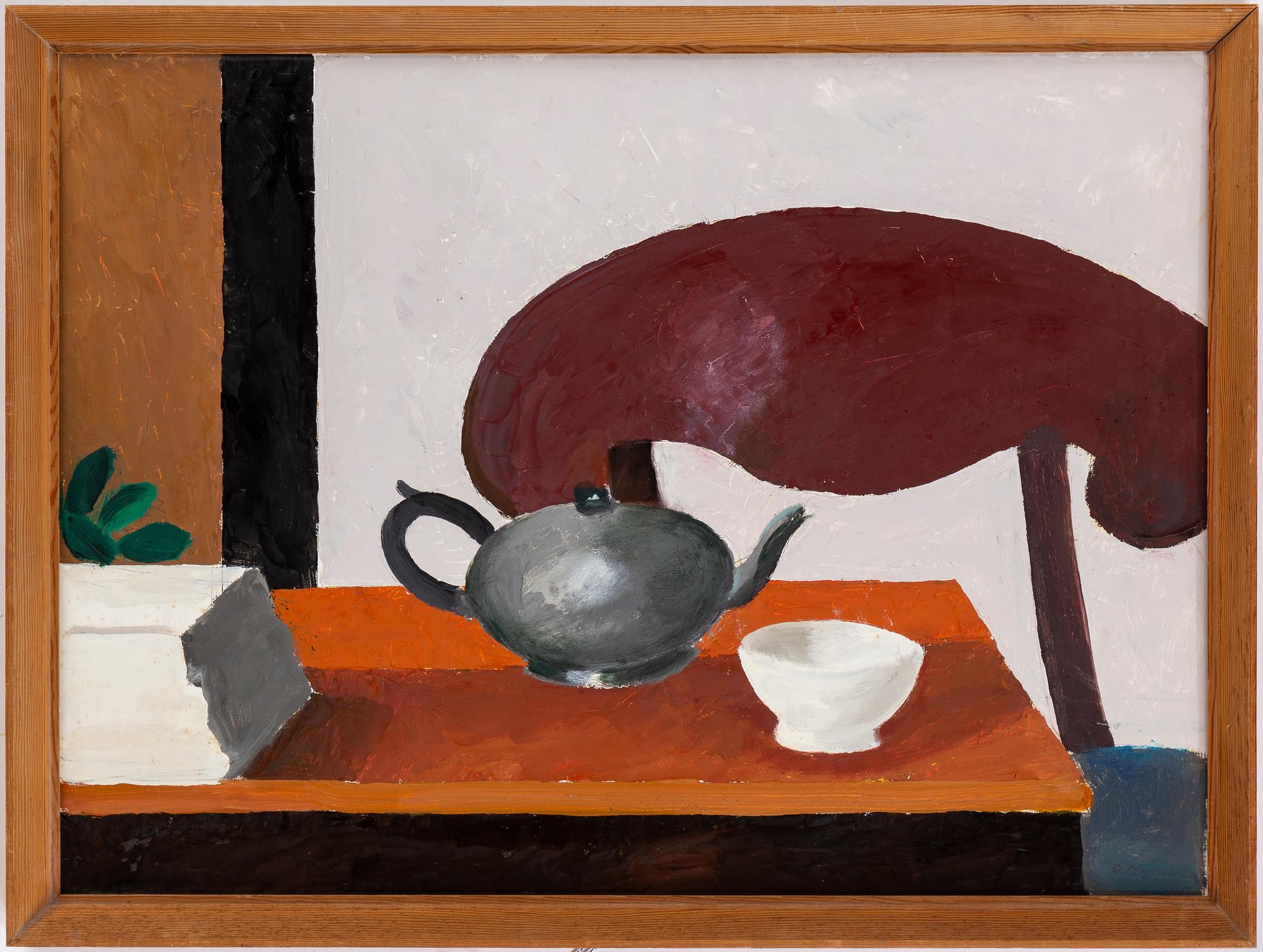 OLLE NYMAN, oil on panel, signed O. Nyman.