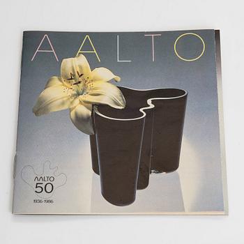 Alvar Aalto, vas, 50-års jubileumsvas, signerad A. Aalto 1936-1986 Iittala, 6539/8000.