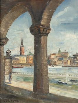 Emil Hellbom, View from the City Hall, Stockholm.