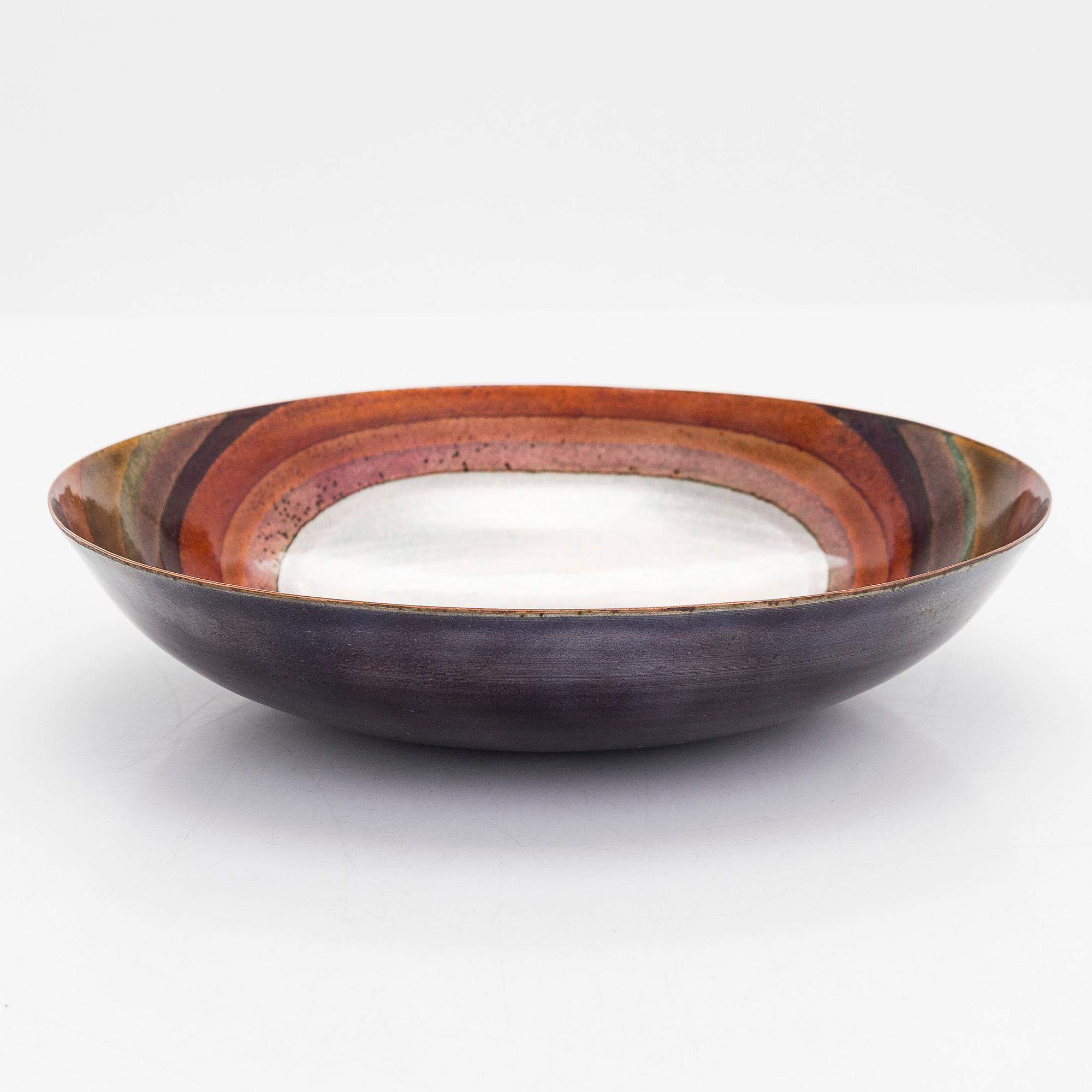 Saara Hopea, dekorationsfat, signerad SAARA, 1960-tal.